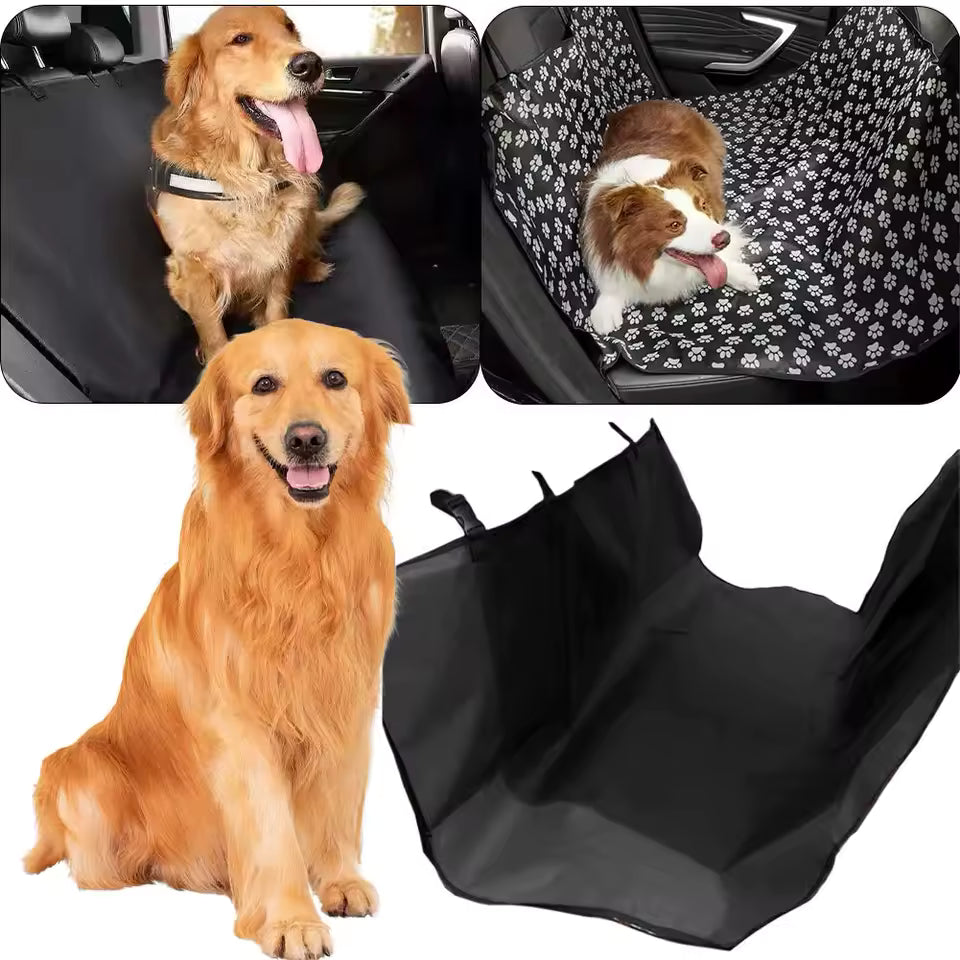 TRIPLE Dog Seat Cover from Backseat Bark